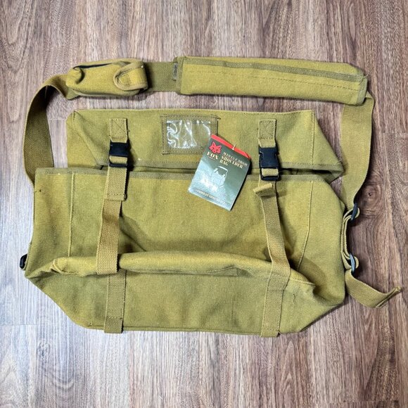 Fox Outdoor NWT M1945 Military Canvas Cargo Shoulder Bag Cotton Adjustable Strap - Picture 2 of 12